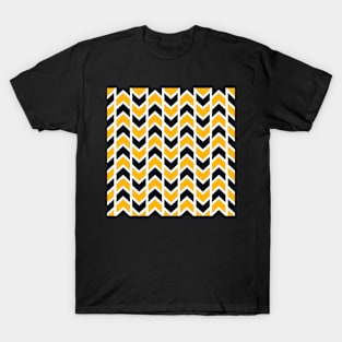 Black & Gold Chevrons 2 T-Shirt